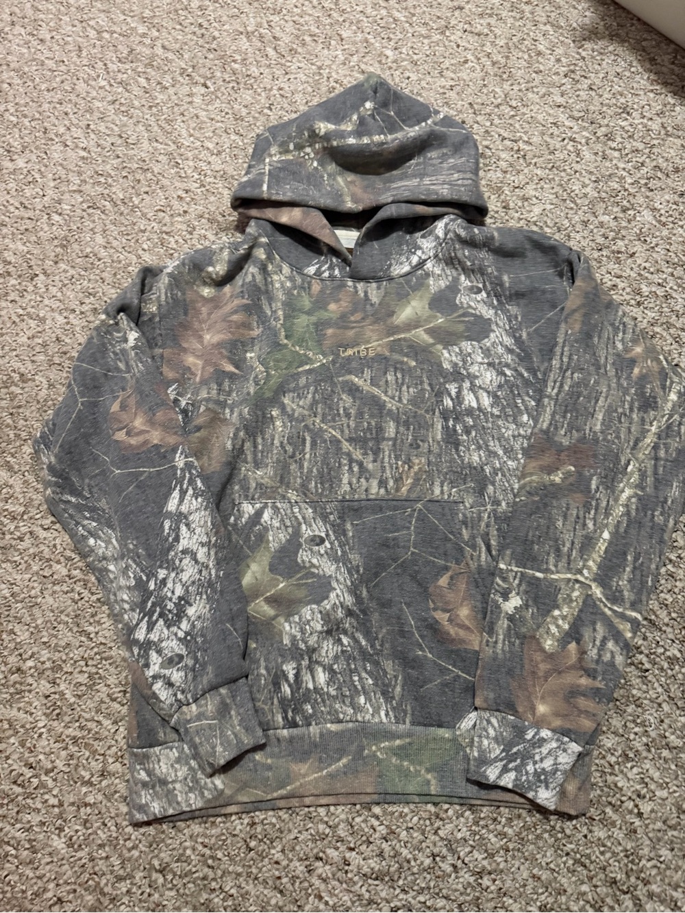 Tribe Kelley Butter Hoodie Mossy Oak BREAK UP Small